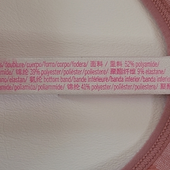PINK Victoria's Secret Racerback Unlined Wireless Sports Bra, Size Medium - Picture 7 of 9